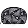 MNSRUU Women Cosmetic Bag for Purse Small Moth Skull Moon Esoteric Makeup Bag Accessories Purse Bag Travel Organizer Pouch with Compartment