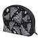 MNSRUU Women Cosmetic Bag for Purse Small Moth Skull Moon Esoteric Makeup Bag Accessories Purse Bag Travel Organizer Pouch with Compartment