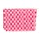 PAZIMIIK Knit Checkered Makeup Bag Large Zipper Make Up Accessory Pouch for Purse Cosmetic Brush Bag for Travel EssentialHotpink