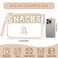 Pinkmik Chenille Letter Clear Zipper Pouch for Travel Clear Snack Bag Letter Makeup Pouch Bag for Women SnacksX