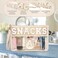 Pinkmik Chenille Letter Clear Zipper Pouch for Travel Clear Snack Bag Letter Makeup Pouch Bag for Women SnacksX