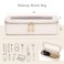 Pinkmik Makeup Brush Case Beige SLIM
