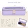 Pinkmik Makeup Brush Case Purple Slim