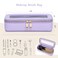 Pinkmik Makeup Brush Case Purple Slim