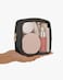Pocmimut Clear Makeup Bag Easy to Find Mini Makeup Bag for Purse Travel Makeup Bag for Car Compact Cosmetic Pouch for Daily EssentialsBlack