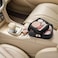 Pocmimut Clear Makeup Bag Easy to Find Mini Makeup Bag for Purse Travel Makeup Bag for Car Compact Cosmetic Pouch for Daily EssentialsBlack