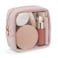 Pocmimut Clear Makeup Bag Easy to Find Mini Makeup Bag for Purse Travel Makeup Bag for Car Compact Cosmetic Pouch for Daily EssentialsPink