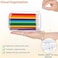 Rdttlv Thickened Clear Hard Shell Zipper CaseProfessionalGrade Plastic Clear Zipper Pencil Case Toiletry Pouch Travel Organizer Cosmetic Bag Toy Storage Bins 2PCSS
