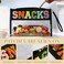 Remerry Clear Chenille Letter Makeup Bag Preppy Snack Bag Cosmetic Pouch with Wrist Strap Portable Clear Travel Organizer for Women Gift for MomBlackSnack