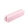 RSRSLEII Cute Silicone Makeup Brush Holder Soft Portable Cosmetic Brush Bag with Zipper Travel Makeup Brush Case01Lightpink