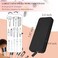 Sakolla Travel Makeup Brush Holder Silicone Makeup Brush Bag with Zipper Closure Makeup Brushes Organizer Case Washable Makeup Pouch Holder Case for Daily Work EssentialsBlack