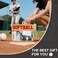 PPeen Softball Gifts Makeup Bag Softball Stuff Accessories Portable Toiletry Storage Bag with Chenille Letter Clear Zipper Toiletry Pouch