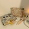 SxoSyo Floral Makeup Bags Cosmetic Purse for Women pink