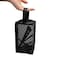 TOPASION Portable Mesh Makeup Bag with Zipper Small Travel Toiletry Bag Lightweight Cosmetic Pouch BlackBlack Heart with Handle