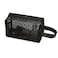 TOPASION Portable Mesh Makeup Bag with Zipper Small Travel Toiletry Bag Lightweight Cosmetic Pouch BlackBlack Heart with Handle