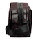 TOPASION Portable Mesh Makeup Bag with Zipper Small Travel Toiletry Bag Lightweight Cosmetic Pouch BlackRed Heart with Handle