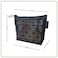 TRAKWAN Mini Mesh Heart Makeup Bag Set Mesh Cosmetic Bags with Zipper Makeup Lipstick Cosmetic Accessories Organizer Bag Mesh Pouch for Travel Black6pcs