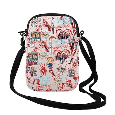 TSOTMO Horror Movie Gift Friends Til the End Makeup Bag Halloween Horror Gift for Daughter Til the End CR