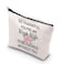 TSOTMO Novelty Work Wife Gift So Thankful Youre My Work Wife Zipper Pouch Makeup Bag WORK WIFE WITHOUT YOU