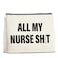 UPNEGE Funny Nurse Makeup Bag Gifts for Women RN Nurse Practitioner Nursing Assistant Gifts Cosmetic Bag Zipper Pouch