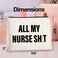 UPNEGE Funny Nurse Makeup Bag Gifts for Women RN Nurse Practitioner Nursing Assistant Gifts Cosmetic Bag Zipper Pouch