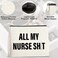 UPNEGE Funny Nurse Makeup Bag Gifts for Women RN Nurse Practitioner Nursing Assistant Gifts Cosmetic Bag Zipper Pouch