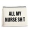 UPNEGE Funny Nurse Makeup Bag Gifts for Women RN Nurse Practitioner Nursing Assistant Gifts Cosmetic Bag Zipper Pouch