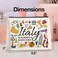 UPNEGE Italy Travel Cosmetic Bag Multicolor Waterproof Zipper Closure DoubleSided Printing Rectangular 96L x 67H Perfect for Travel and Daily Use