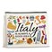 UPNEGE Italy Travel Cosmetic Bag Multicolor Waterproof Zipper Closure DoubleSided Printing Rectangular 96L x 67H Perfect for Travel and Daily Use