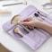 VanFn Travel Makeup Brush Holder Portable Makeup Brush Organizer Bag Roll Up Bag Ideal for Eyebrow Eyeshadow Brushes PTravel Series