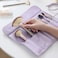 VanFn Travel Makeup Brush Holder Portable Makeup Brush Organizer Bag Roll Up Bag Ideal for Eyebrow Eyeshadow Brushes PTravel Series