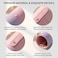 VASANA Pink PU Leather Makeup Brush Holder Organizer with Lid Portable Makeup Tools Large Capacity Case Organizer Cylinder Storage Box Bagwithout brush