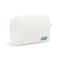 Veki Puffy Makeup Bag Travel Cosmetic Bags for Women Cute Quilted Make up Pouch Toiletry Organizer Travel Essentials and Rectangular Quilted White Small
