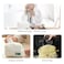 Veki Puffy Makeup Bag Travel Cosmetic Bags for Women Cute Quilted Make up Pouch Toiletry Organizer Travel Essentials and Rectangular Quilted White Small