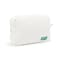 Veki Puffy Makeup Bag Travel Cosmetic Bags for Women Cute Quilted Make up Pouch Toiletry Organizer Travel Essentials and Rectangular Quilted White Small