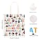 WCGXKO Musical Lover Gift Musical Character Zipper Pouch Makeup Bag SLEEP HATote