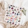 WCGXKO Musical Lover Gift Musical Character Zipper Pouch Makeup Bag SLEEP HATote