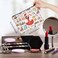 WCGXKO Spain Themed Gift Bachelorette Party Travel Makeup Bag for Spain Lovers
