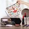 WCGXKO Spain Themed Gift Bachelorette Party Travel Makeup Bag for Spain Lovers