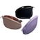 WHHJM Small Makeup Bag Premium Silicone Purse Bag Multifunctional Essential Bag Zipper Pouch Water and Heat Resistant Black