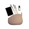 WHHJM Small Makeup Bag Premium Silicone Purse Bag Multifunctional Essential Bag Zipper Pouch Water and Heat Resistant Pink