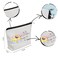 WZJHCL Bill Cipher Time To Sin Makeup Bag Mystery Shack Cosmetic Bag Falls Storage Pouch Bag Dipper And Mabel Pines Time To Sin