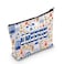 WZMPA Greece Cosmetic Makeup Bag Greece Vacation Gift Greece Aegean Pride Zipper Pouch Bag Greece Souvenir Gift Greece