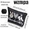 WZMPA Ice Skating Cosmetic Make Up Bag Figure Skating Inspired Gift Peace Love Skating Makeup Zipper Pouch Bag Skating Ice Merchandise Peace Skating BL