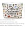 XYZONE Scotland Gift Edinburgh Gift for Women Scotland Is Calling And I Must Go Makeup Bag Zipper Bag Gift For Scottish