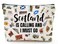 XYZONE Scotland Gift Edinburgh Gift for Women Scotland Is Calling And I Must Go Makeup Bag Zipper Bag Gift For Scottish