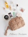 Yarnic Quilted Makeup Bag Cosmetic Bag Travel Toiletry Bag for Women Cute Makeup Bag Organizer Puffer Makeup Pouch M Khaki