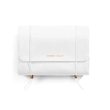 YDR Cosmetic Bag Foldable with DividerCapacity Travel Makeup Bag for Women Portable Pouch Makeup Organizer Toiletry Bag Makeup Case