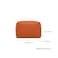 YONBEN Makeup Bag Large Capacity Womens Classic Black Wash Bag Adjustable Partition Wash Brush and Cosmetic Carrying Bag PUVitality Orange