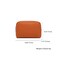 YONBEN Makeup Bag Large Capacity Womens Classic Black Wash Bag Adjustable Partition Wash Brush and Cosmetic Carrying Bag PUVitality Orange